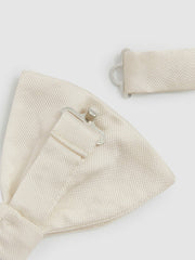 Grosgrain Silk Bow Tie Light Ivory | Men