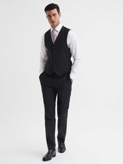Modern Fit Travel Waistcoat Black | Men