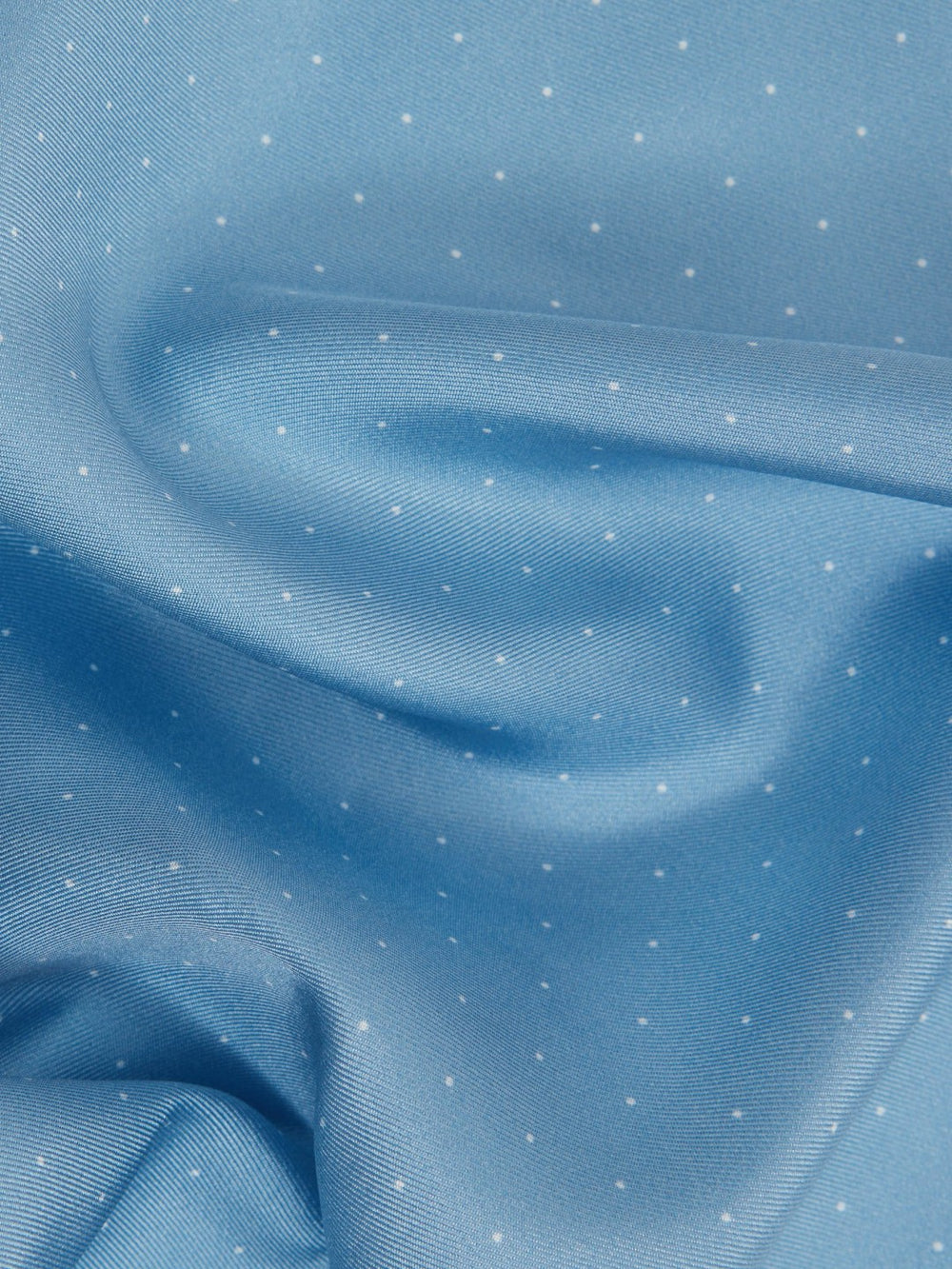 Polka Dot Silk Pocket Square Blue | Men