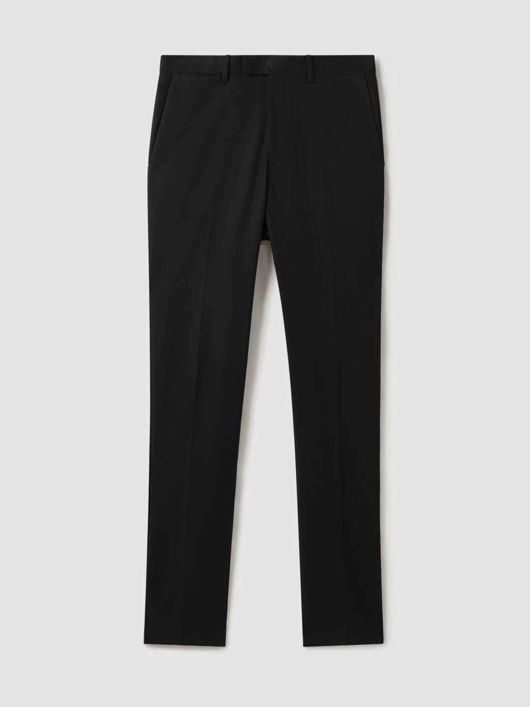 Slim Fit Cotton Blend Chinos Black | Men