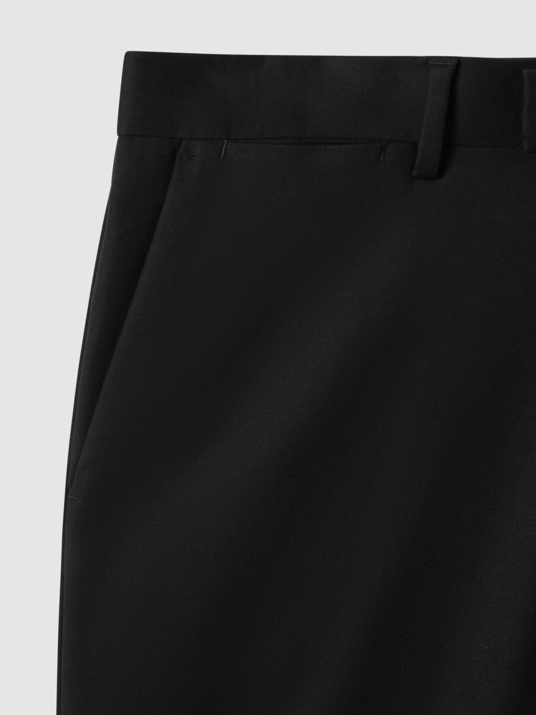 Slim Fit Cotton Blend Chinos Black | Men