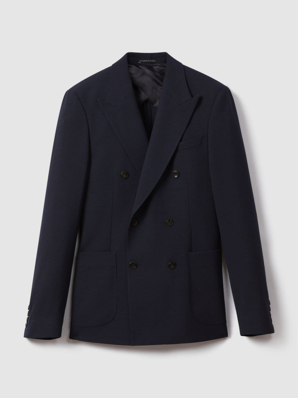 Double Breasted Suit Blazer Slim Fit Navy | Men