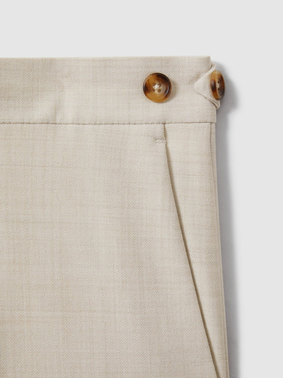Slim Fit Side Adjuster Trousers Stone | Men