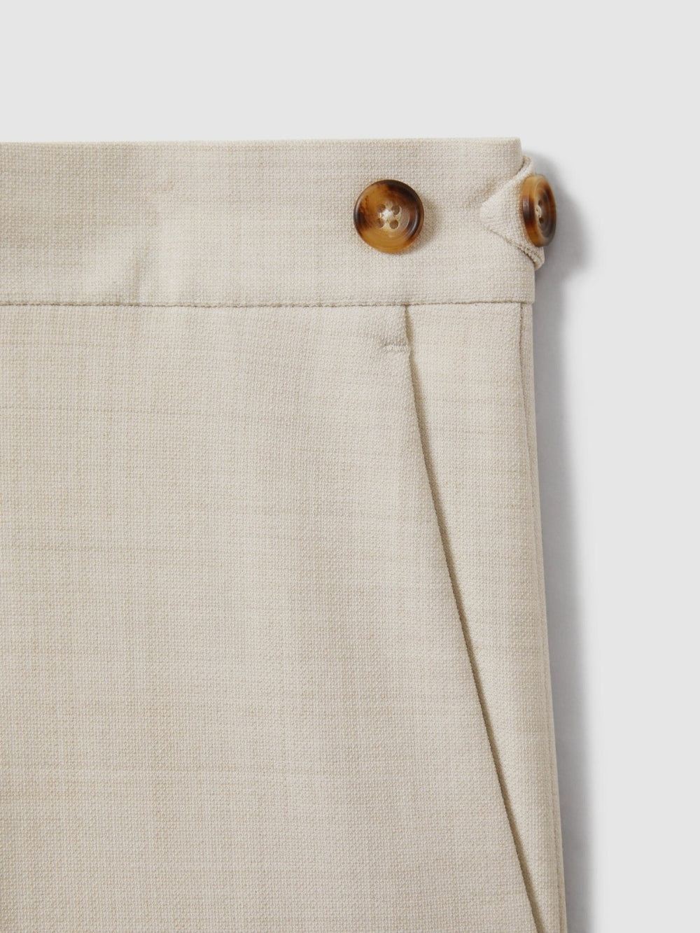 Slim Fit Side Adjuster Trousers Stone | Men
