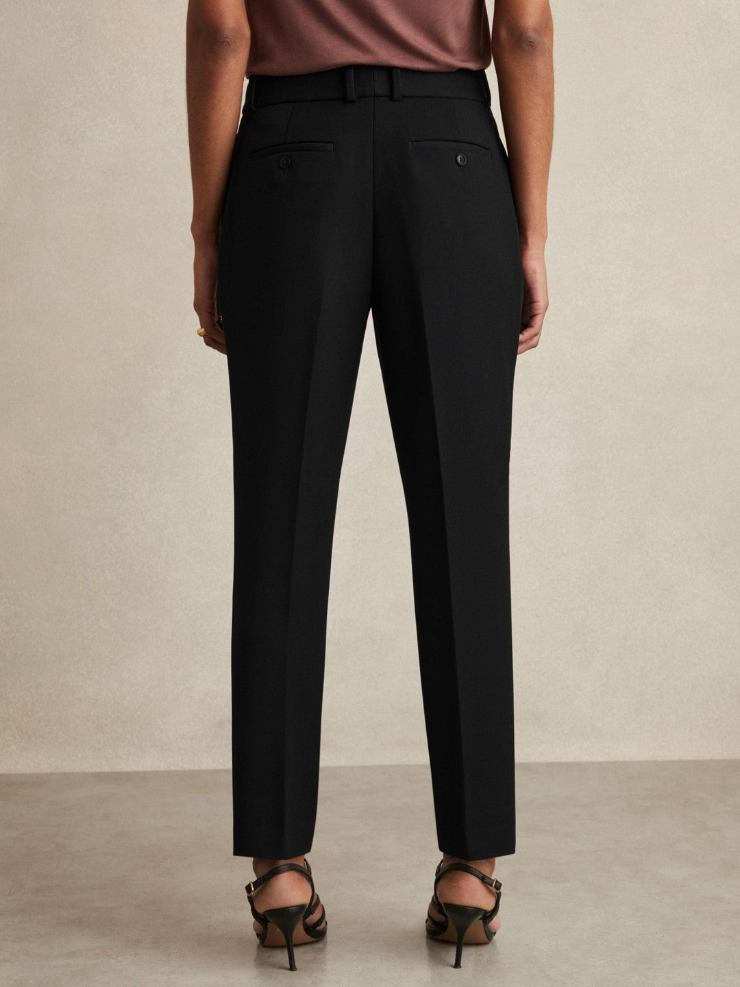 Petite Slim Fit Suit Trousers Black | Women
