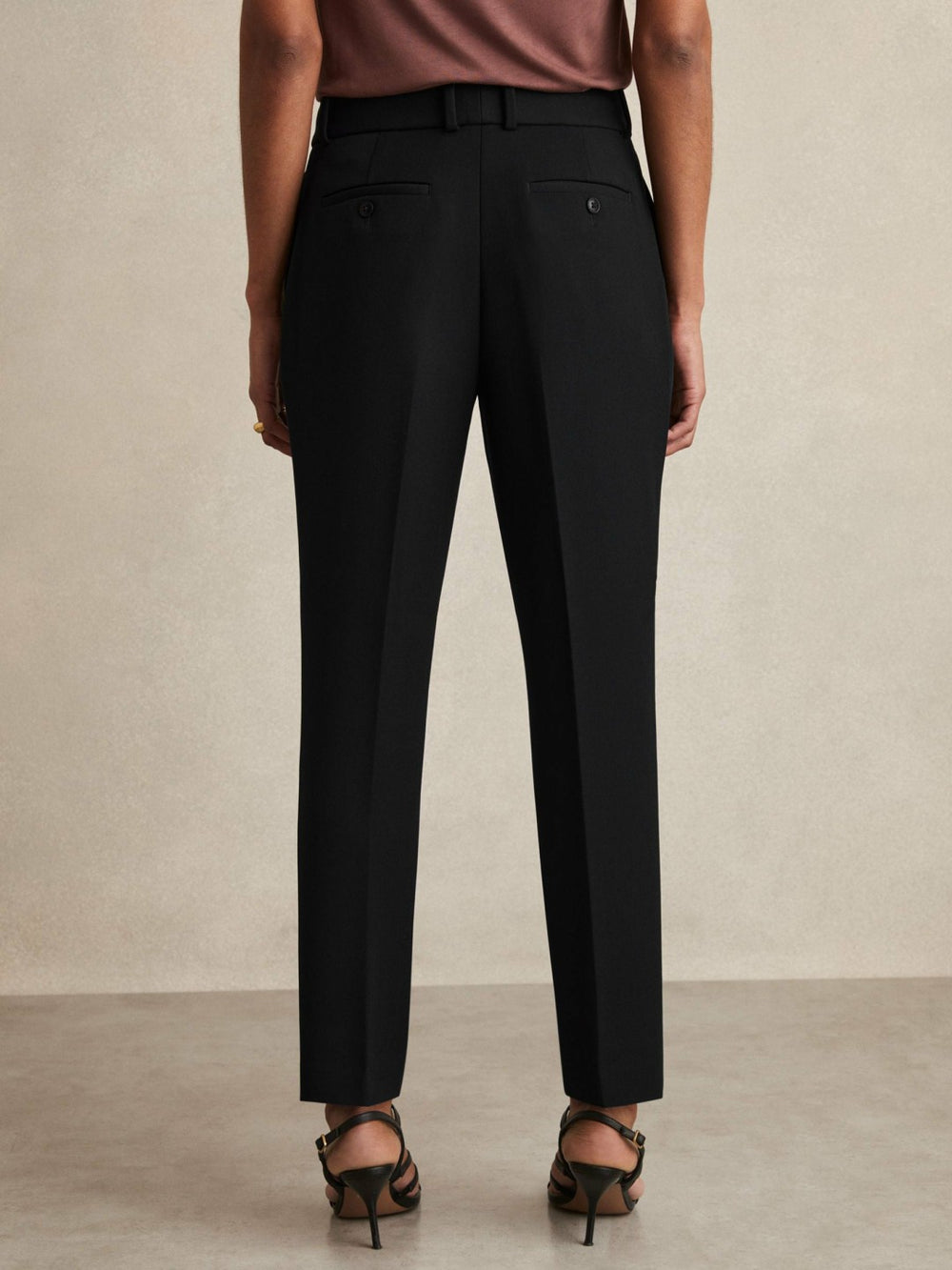 Petite Slim Fit Suit Trousers Black | Women