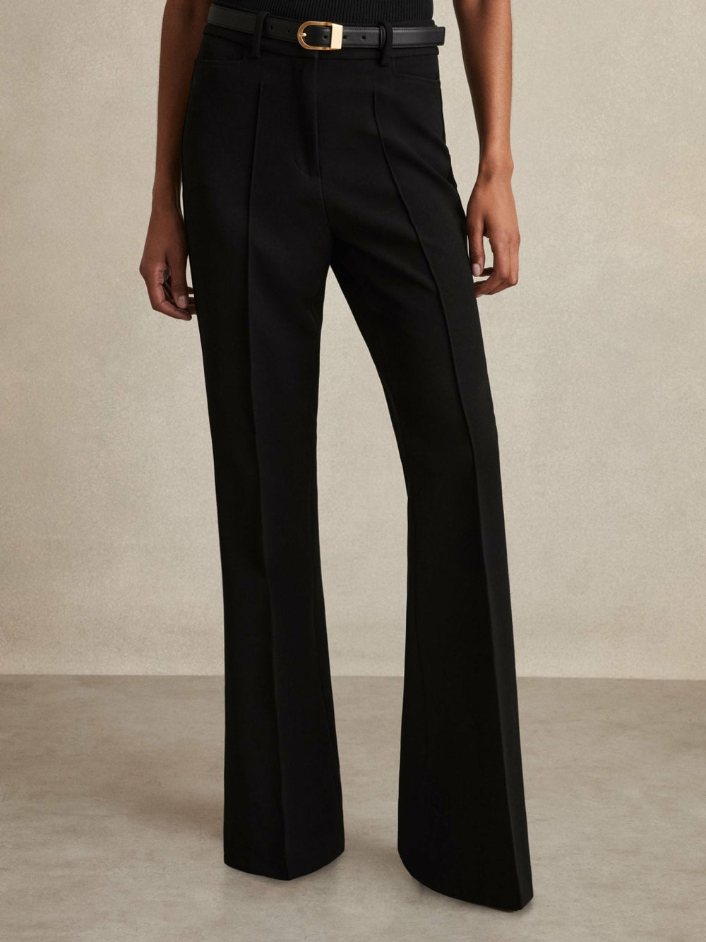 Flared Suit Trousers Black | Women