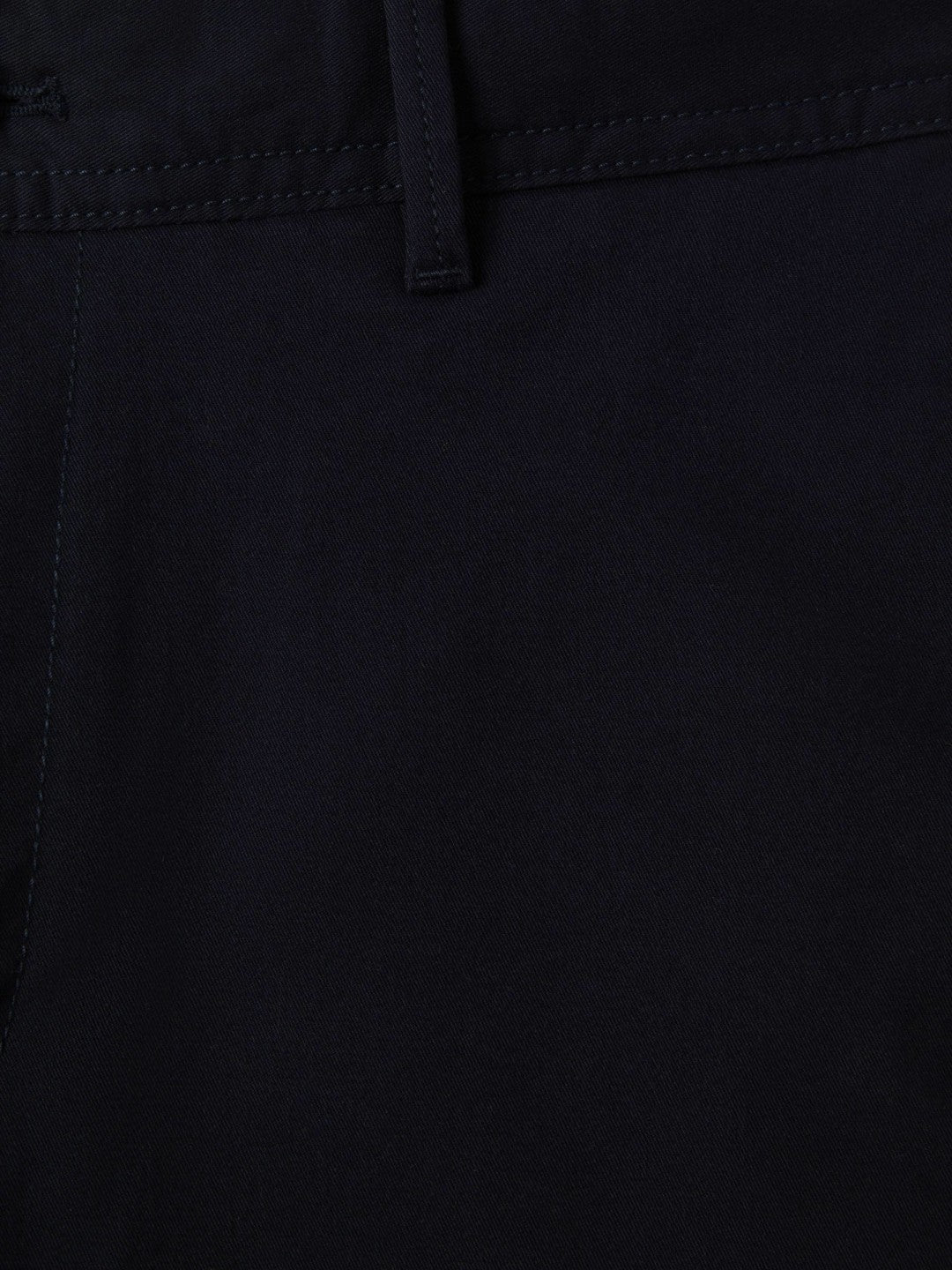 Slim Fit Washed Cotton Blend Chinos Navy | Men