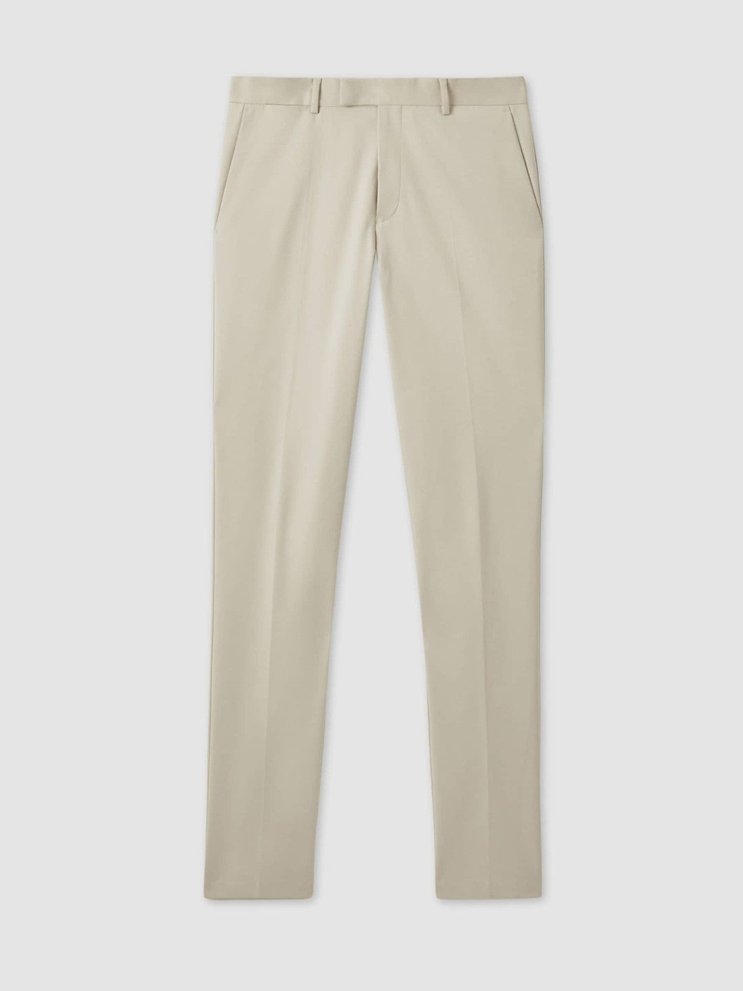 Slim Fit Cotton Blend Chinos Stone | Men