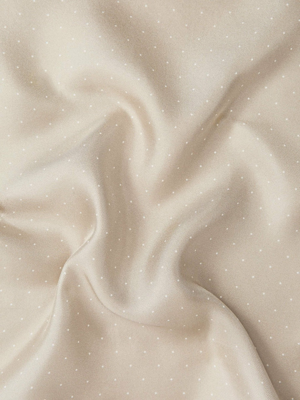 Polka Dot Silk Pocket Square Stone | Men