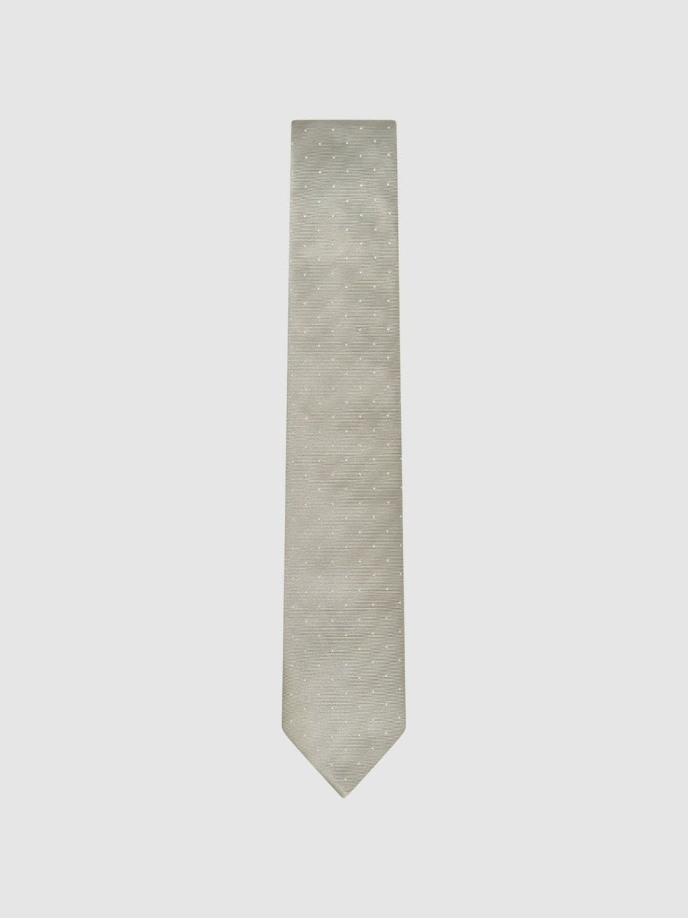 Polka Dot Silk Tie Champagne | Men