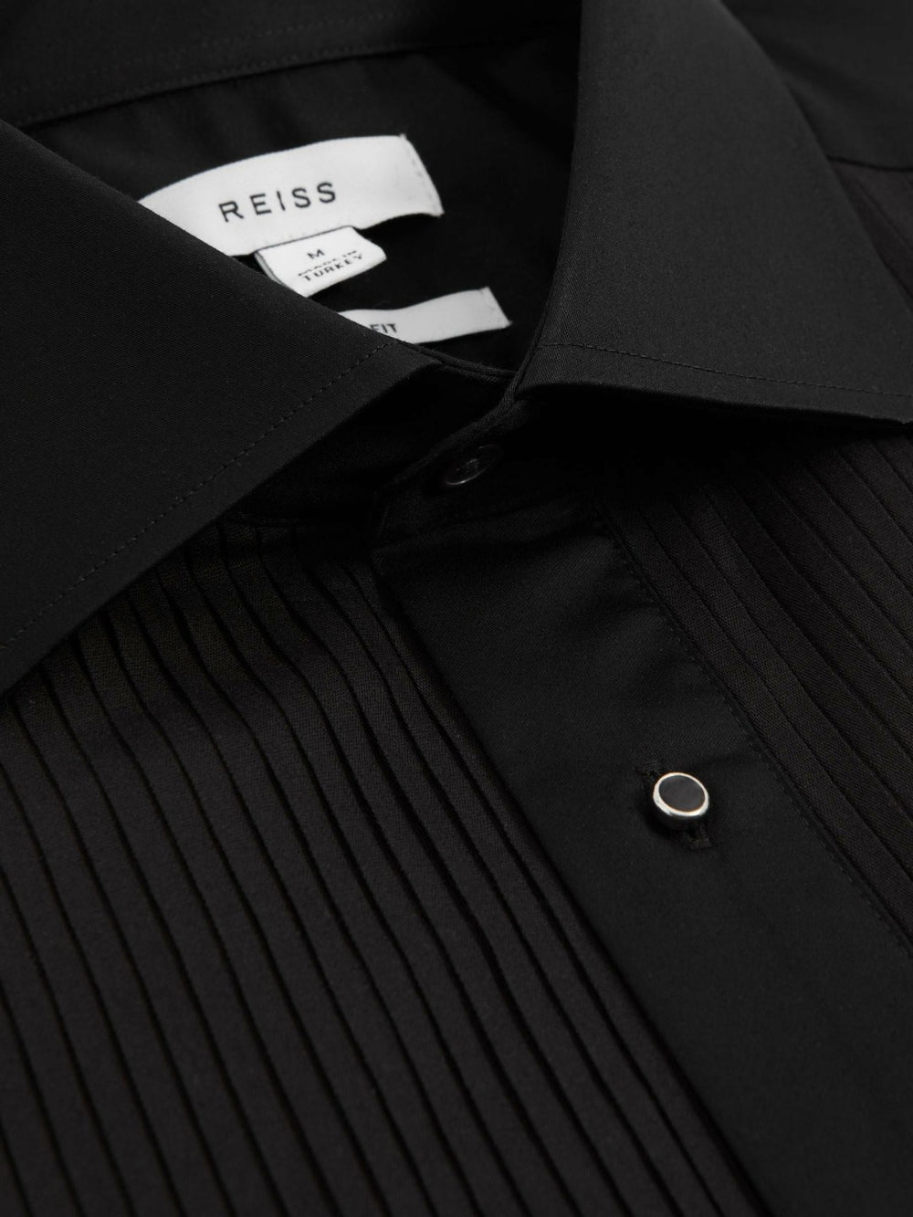 Slim Fit Cotton Dinner Shirt Black | Men