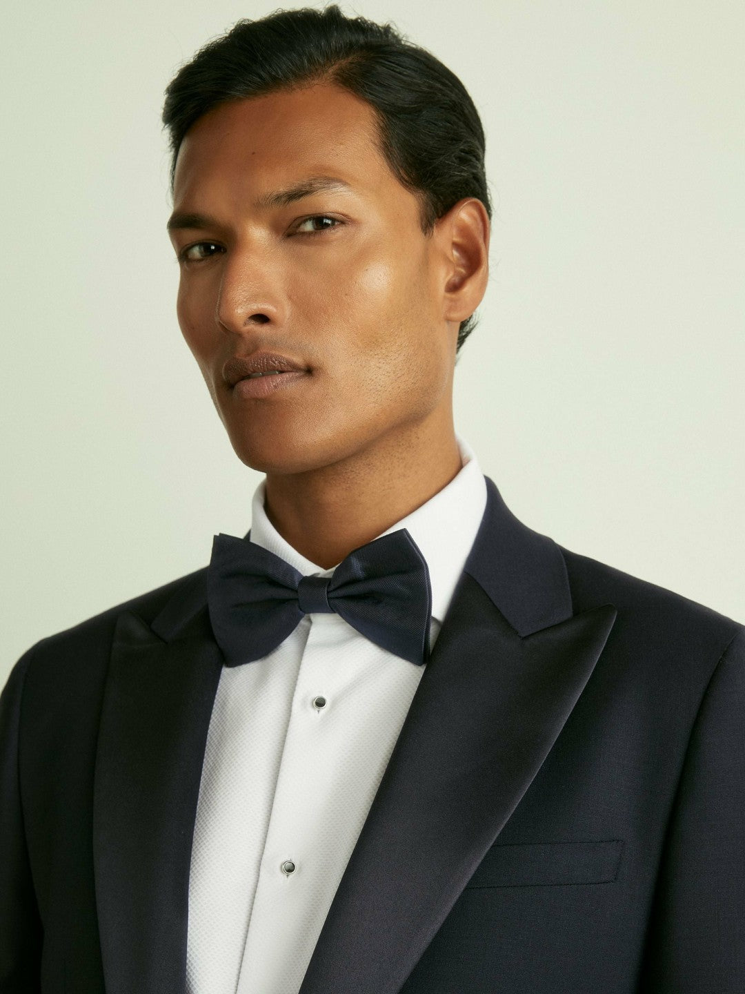 Grosgrain Silk Bow Tie Dark Navy | Men
