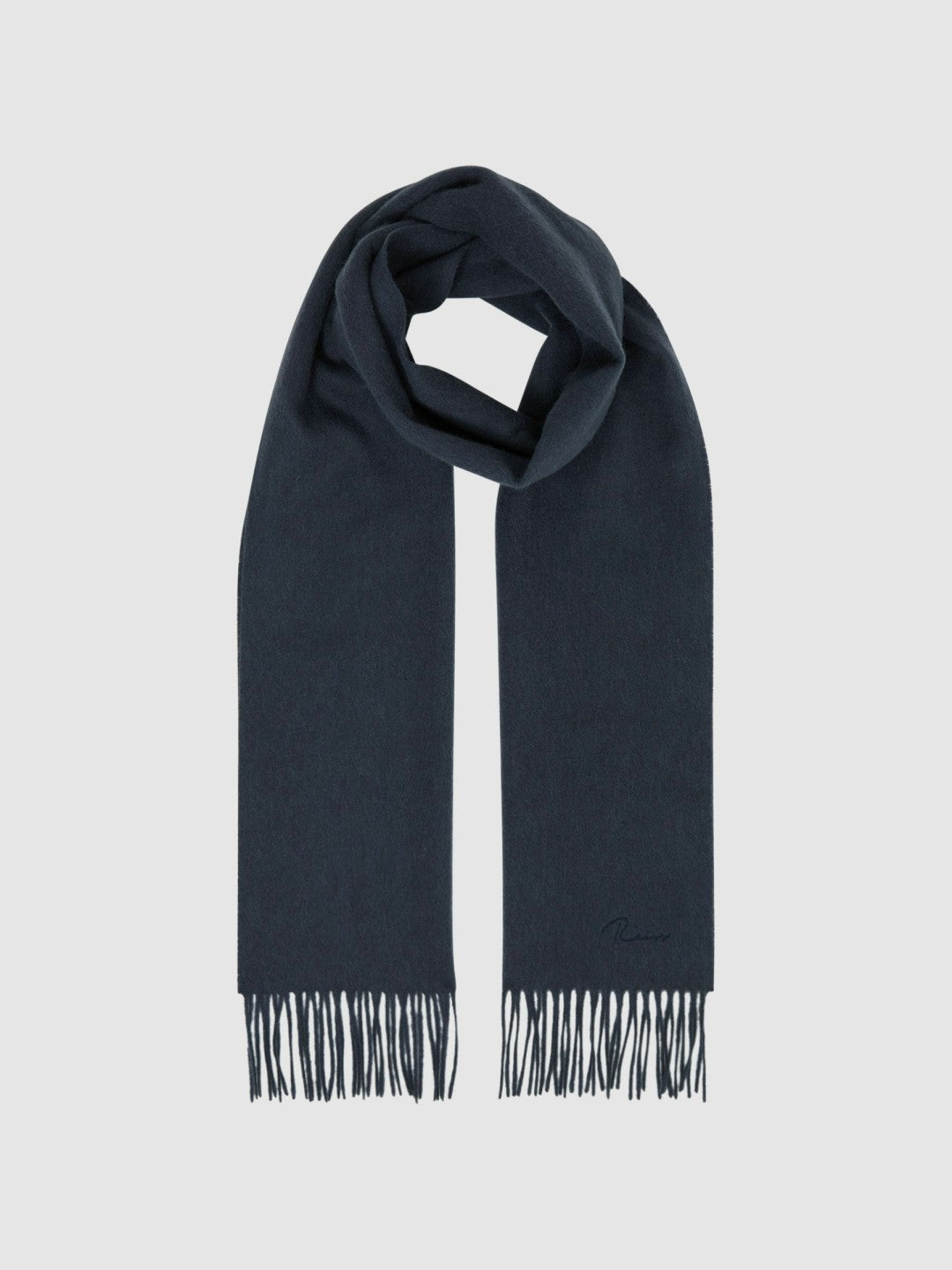 Wool and Cashmere Scarf Airforce Blue | Men