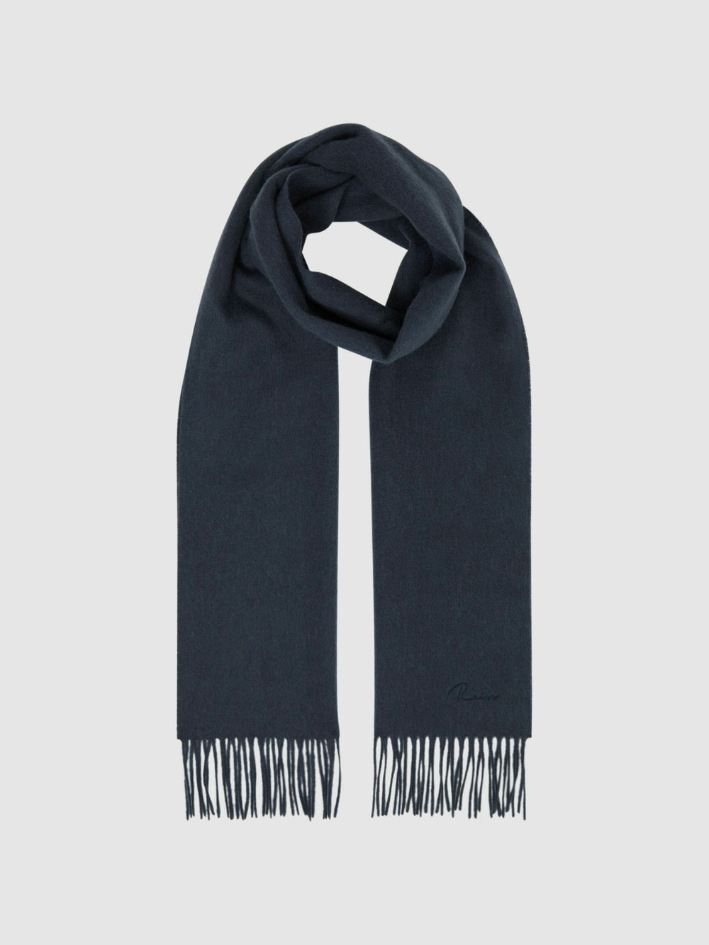 Wool and Cashmere Scarf Airforce Blue | Men