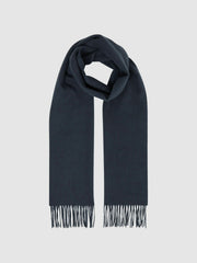 Wool and Cashmere Scarf Airforce Blue | Men