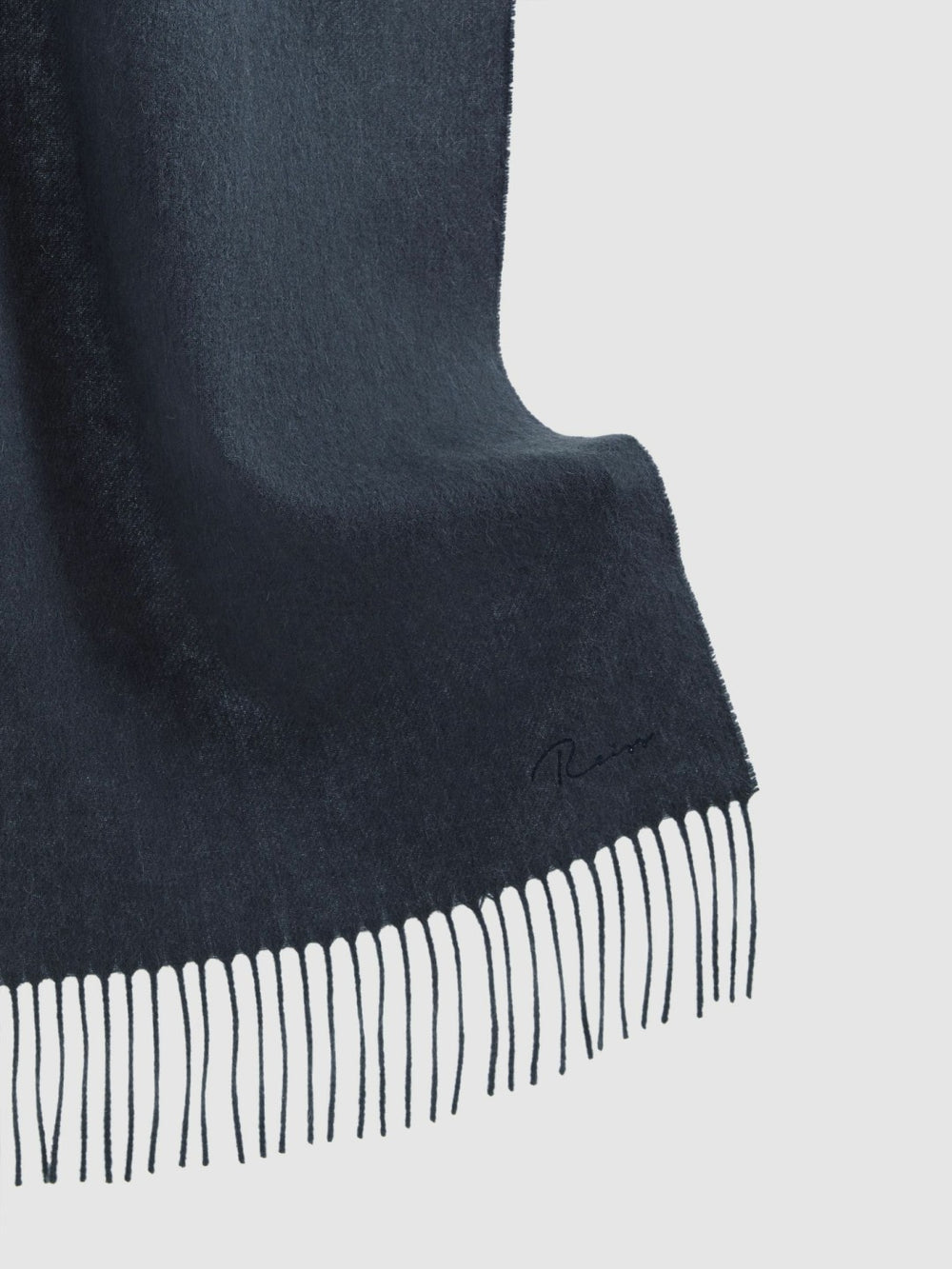 Wool and Cashmere Scarf Airforce Blue | Men