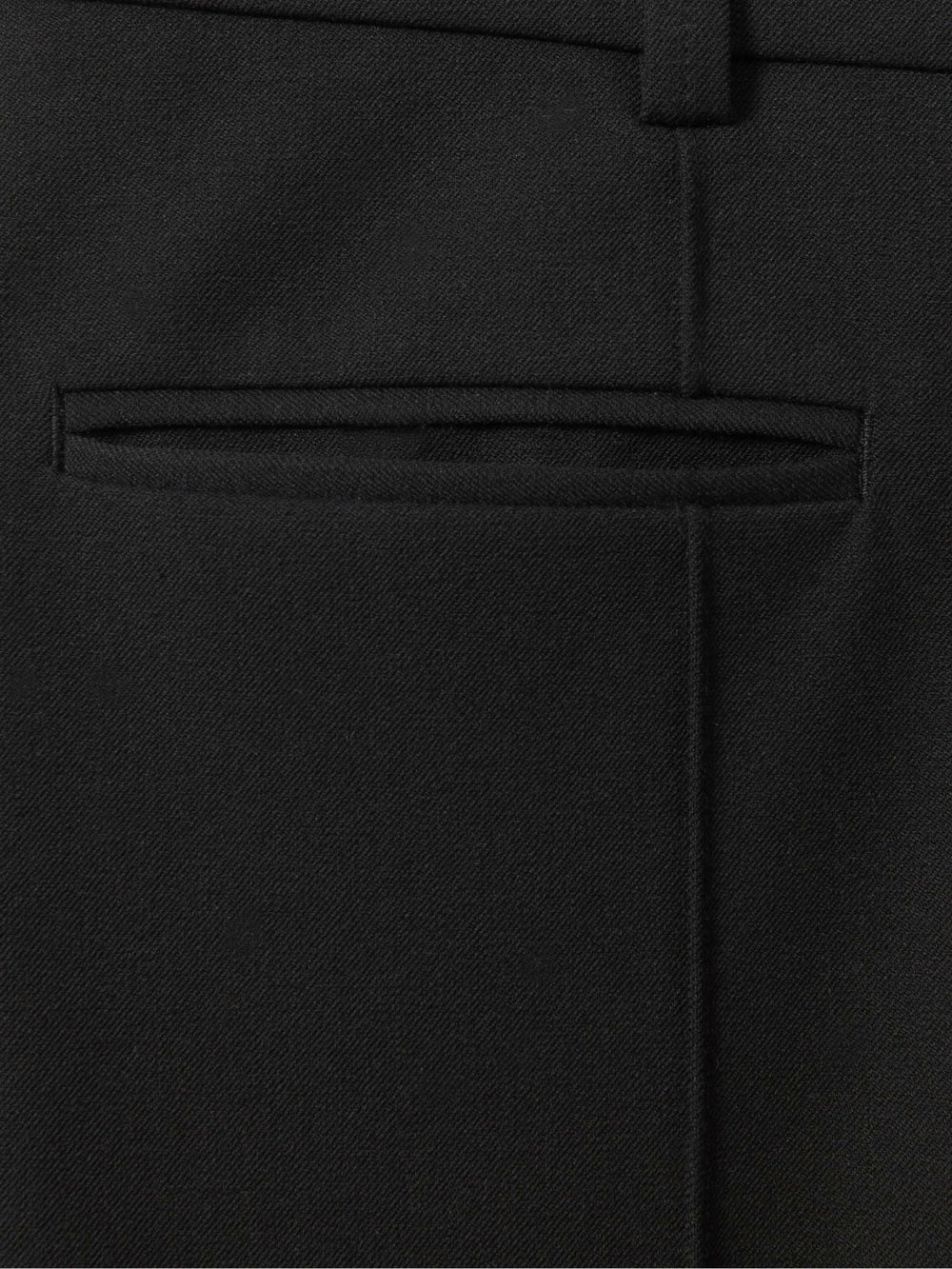 Petite High Rise Flared Trousers Black | Women
