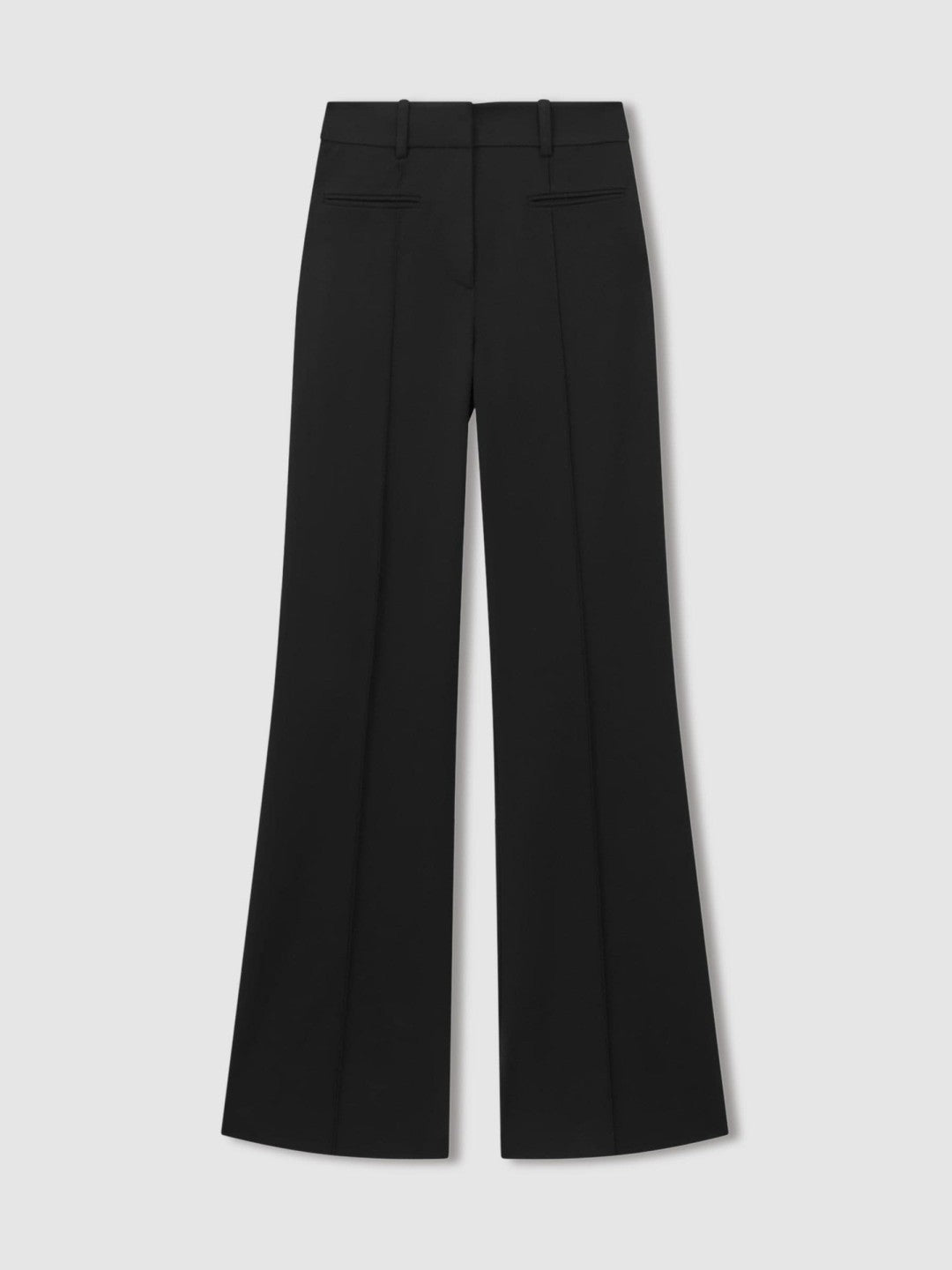 High Rise Flared Trousers Black | Women