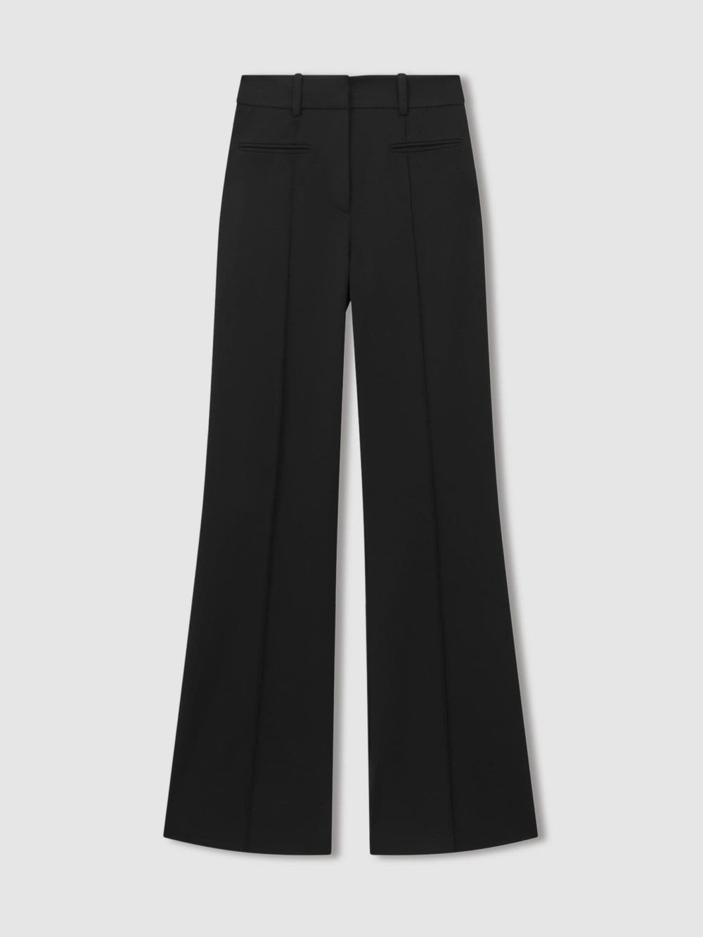 High Rise Flared Trousers Black | Women