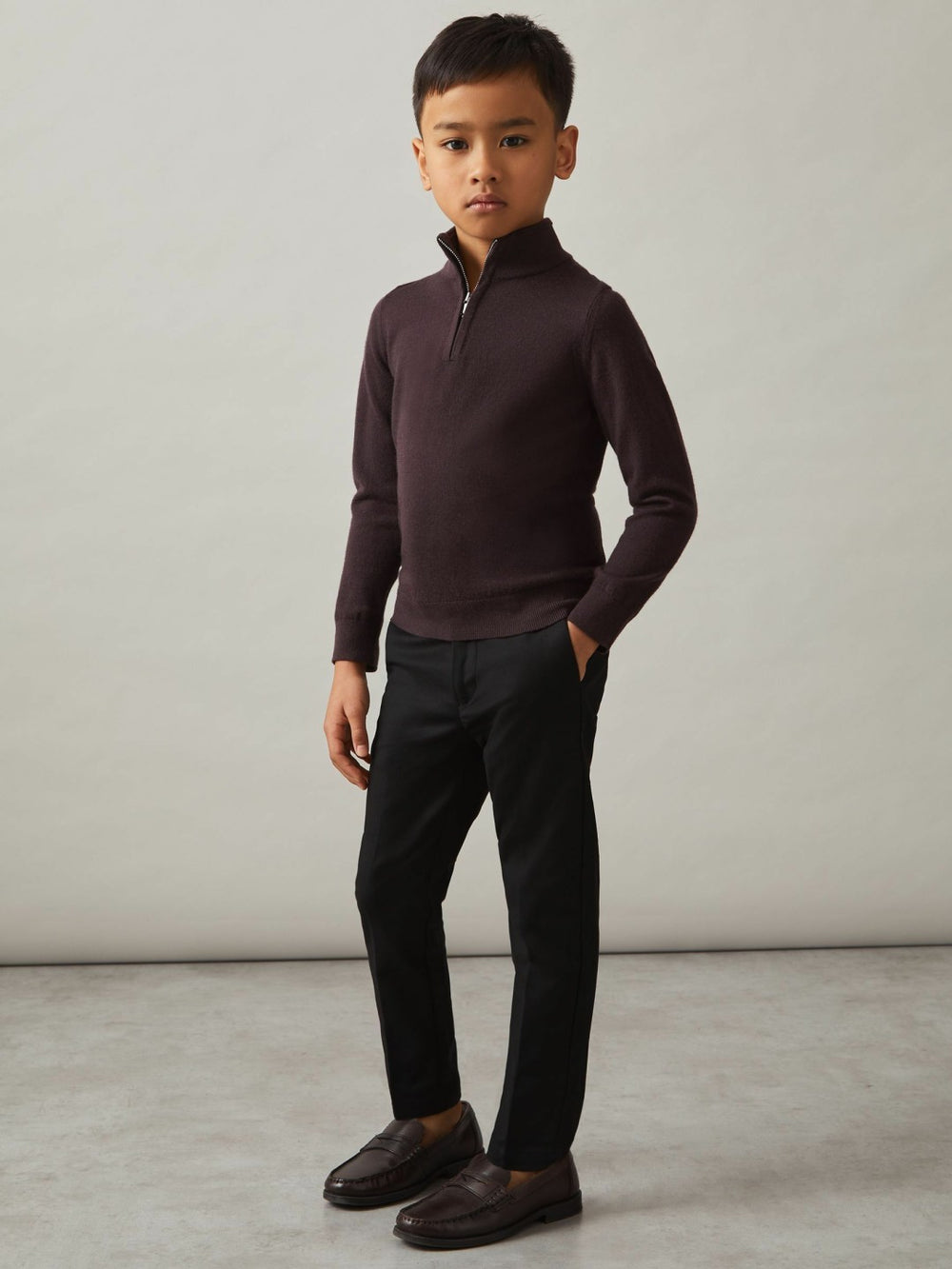 3-9 yrs Slim Fit Tapered Chinos Black | Children & Baby
