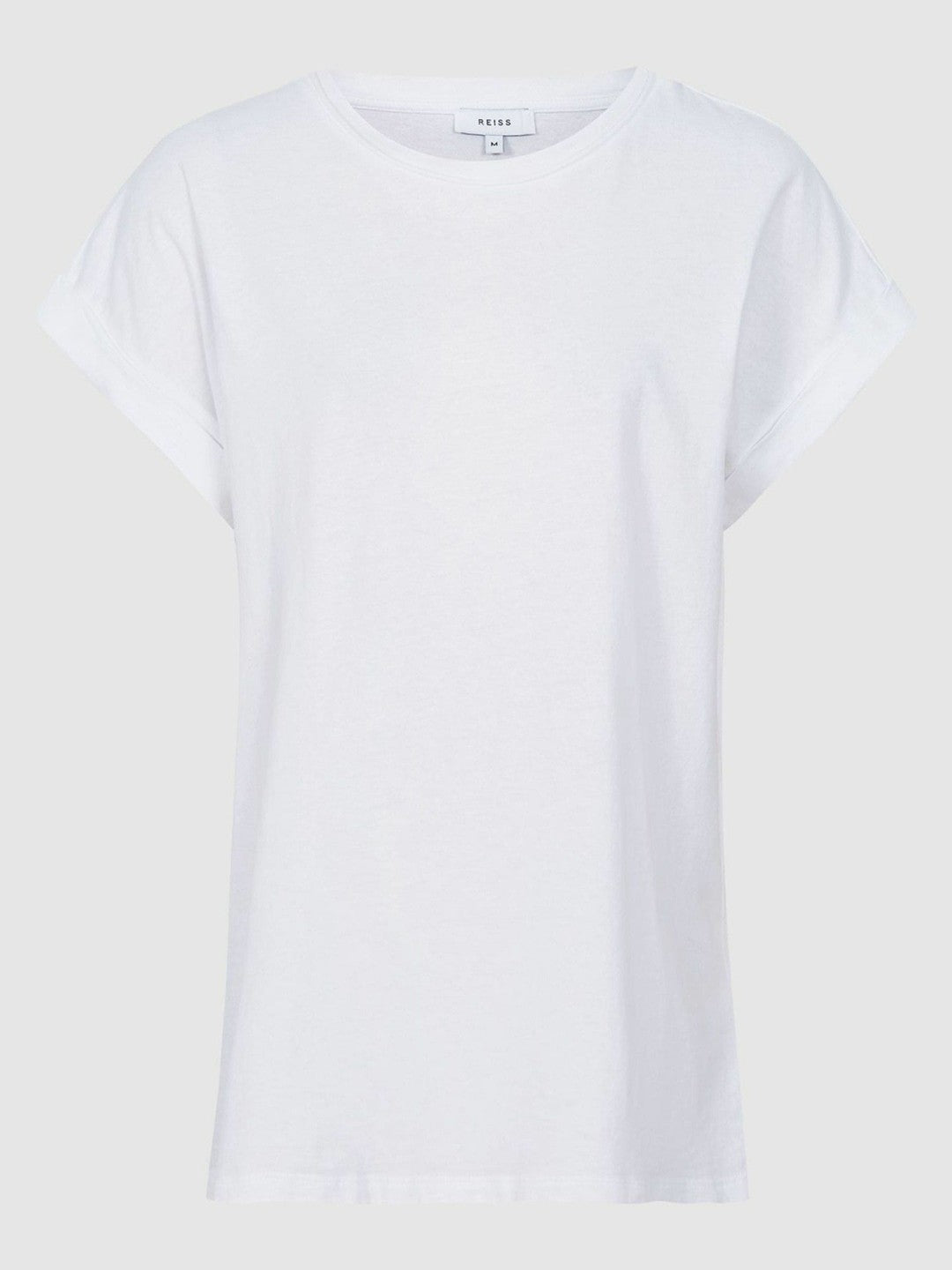 Cotton-Jersey Crew Neck T-Shirt White | Women