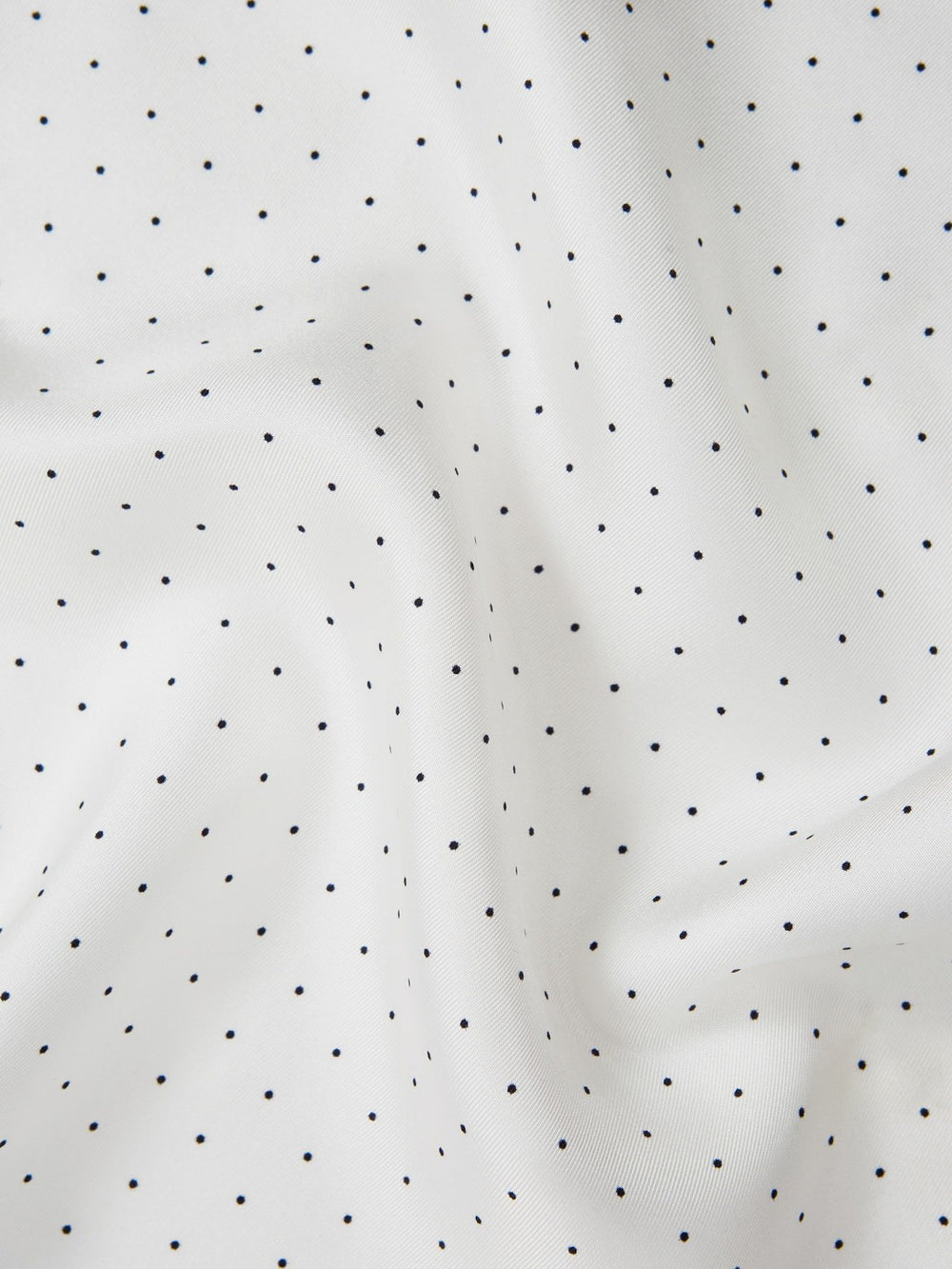 Polka Dot Silk Pocket Square White | Men