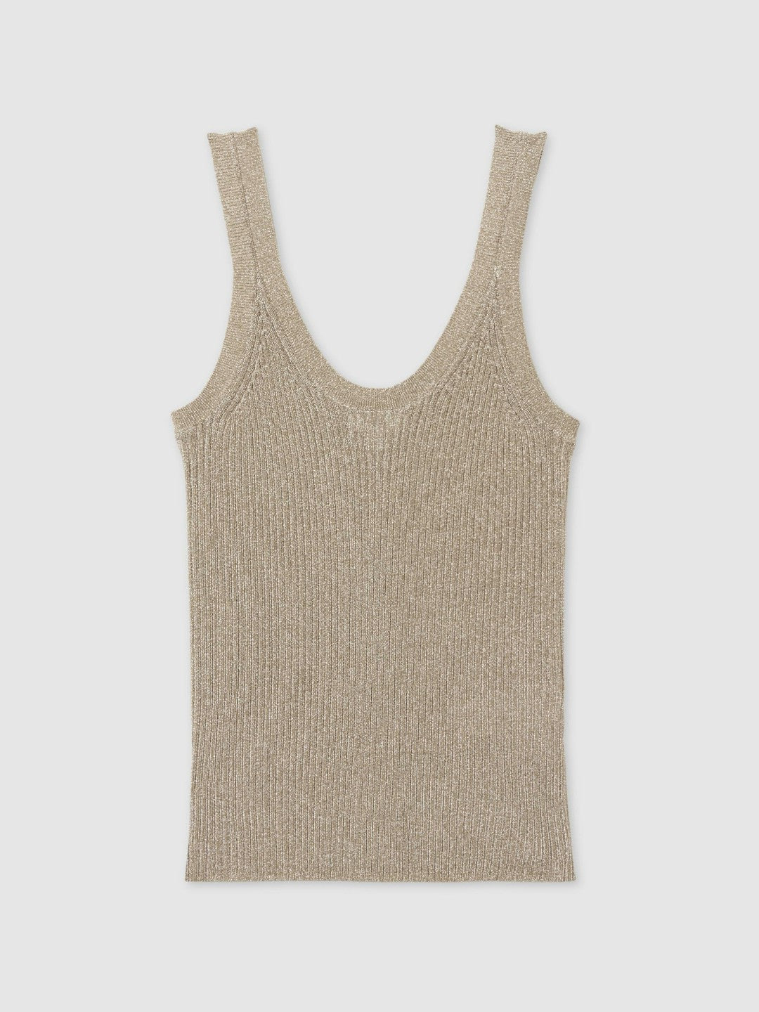 Metallic Vest Top Gold | Women