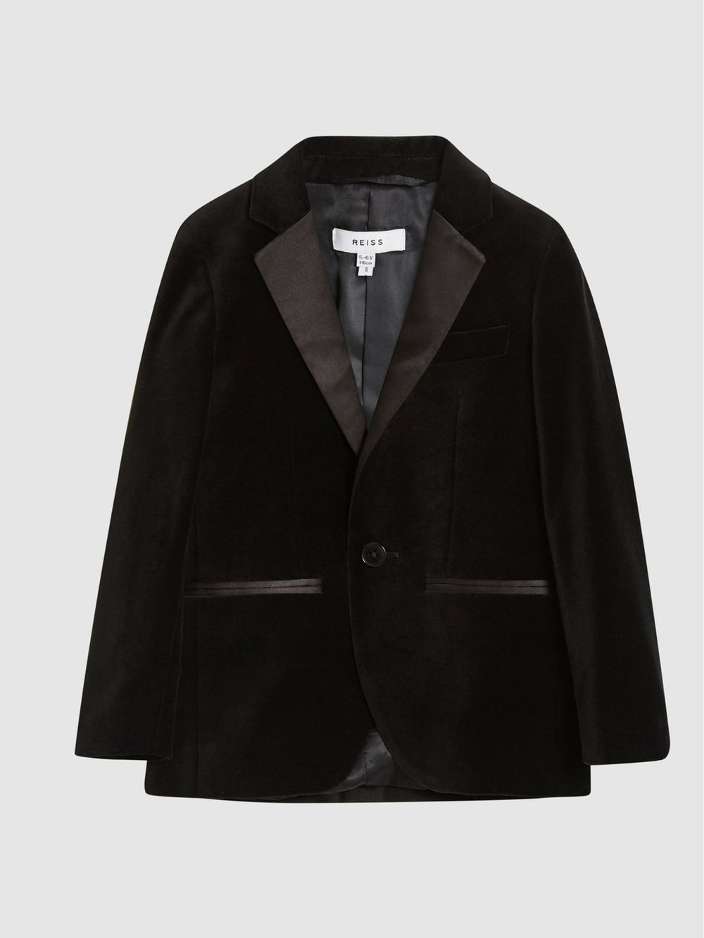 4-9 yrs Single Breasted Velvet Blazer Black | Children & Baby