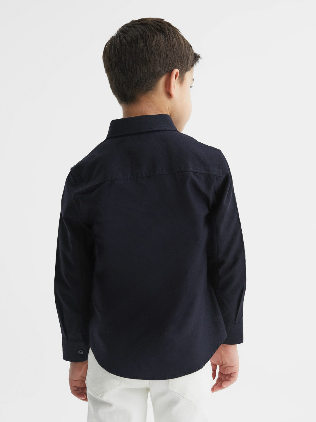 Junior Button Down Oxford Shirt Navy | Children & Baby