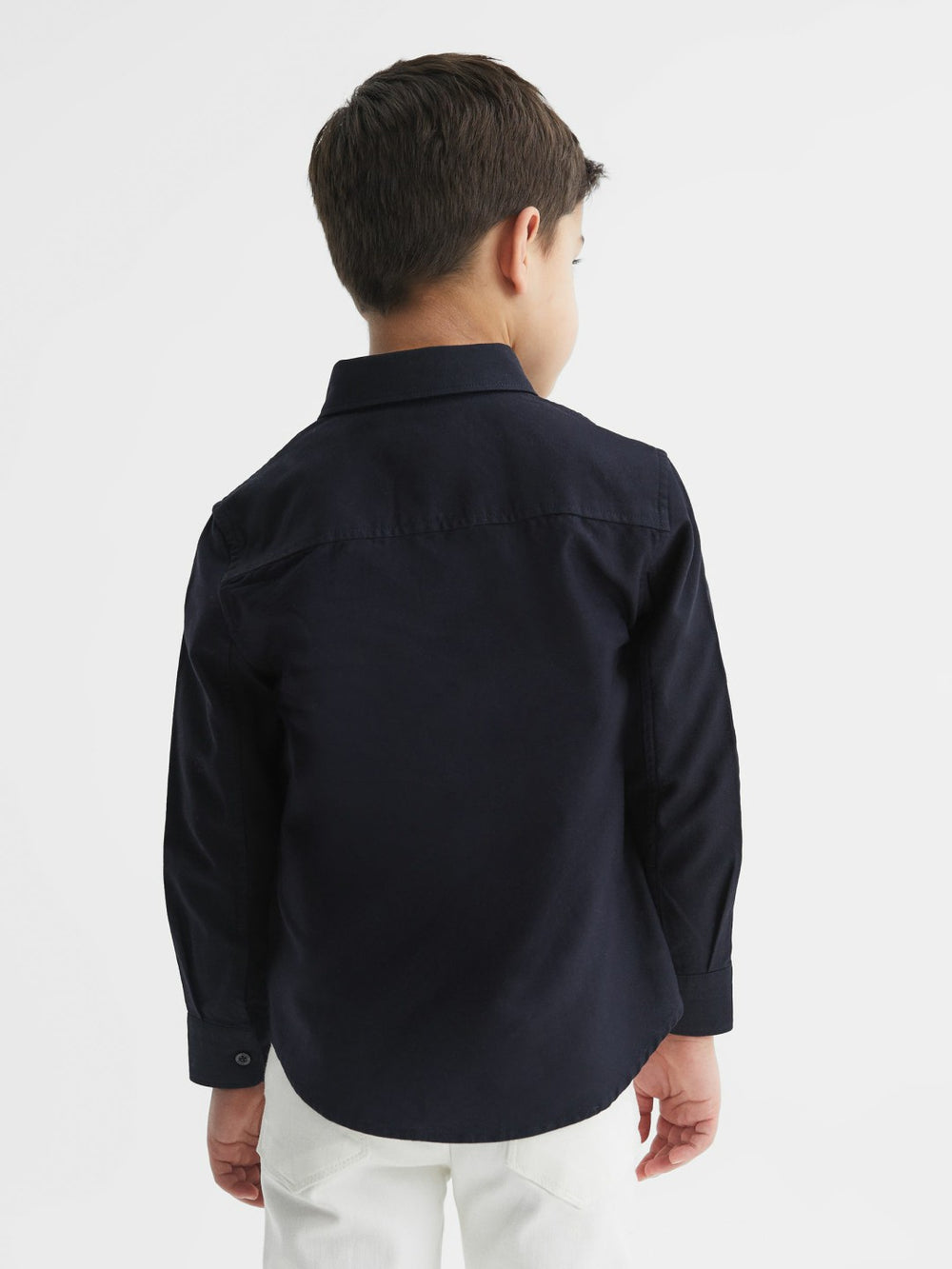 Junior Button Down Oxford Shirt Navy | Children & Baby