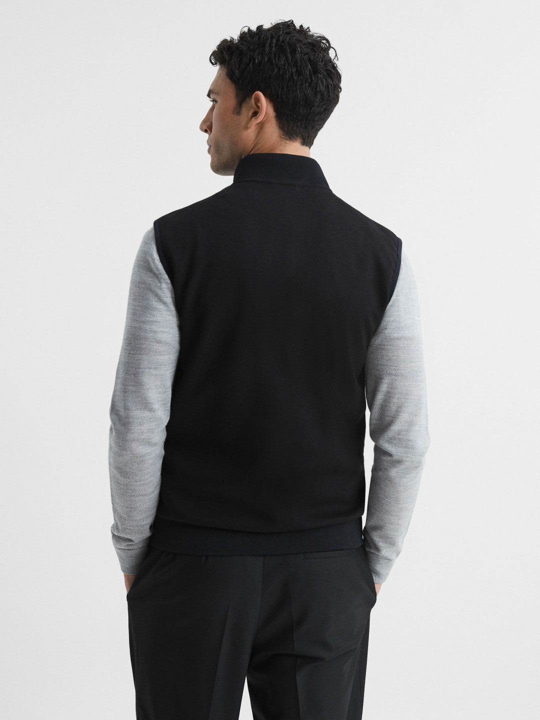 Hybrid Quilted Gilet Black | Men