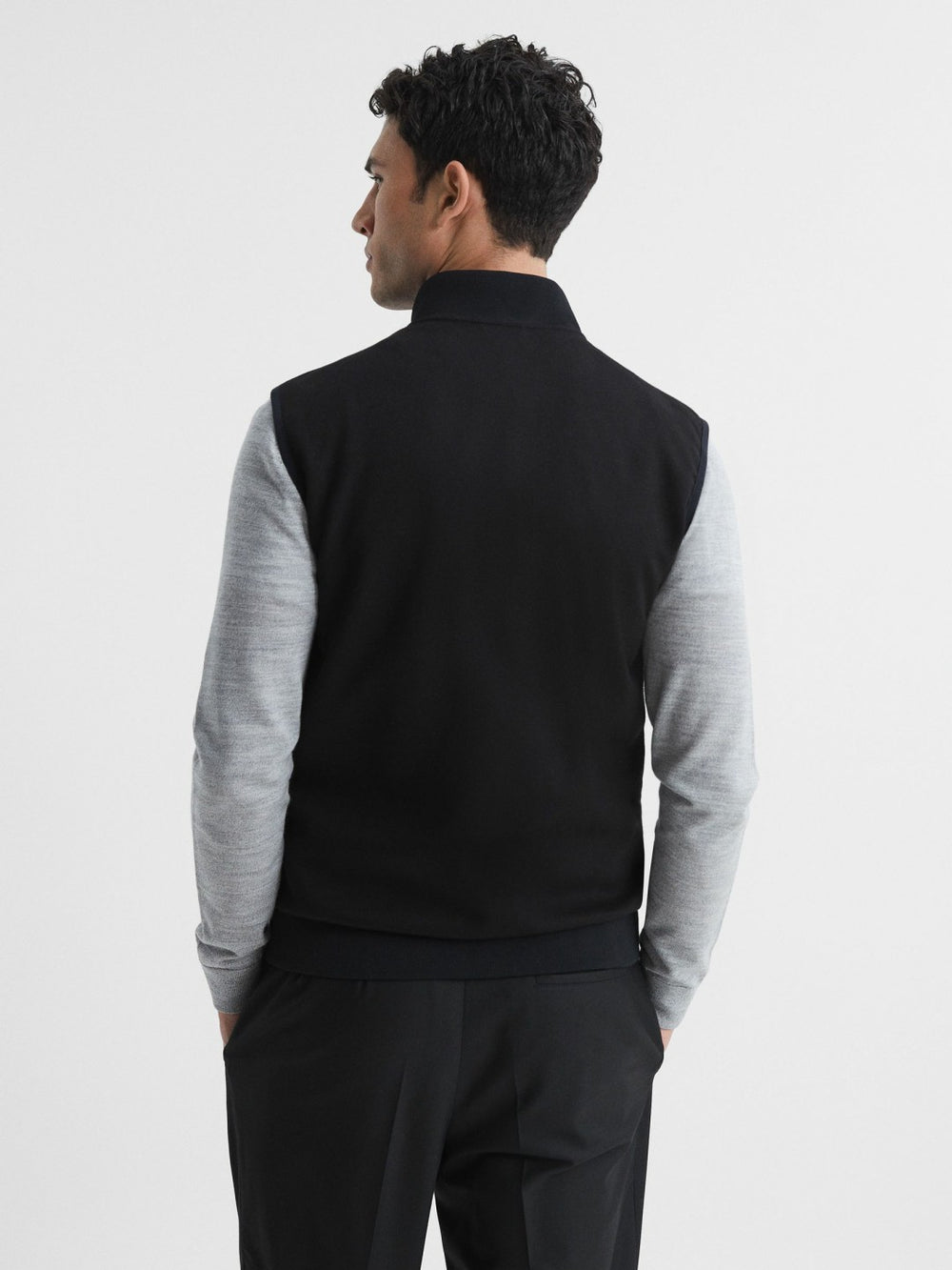 Hybrid Quilted Gilet Black | Men