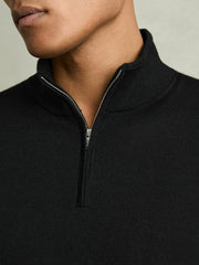 Merino Wool Half-Zip Jumper  | Men