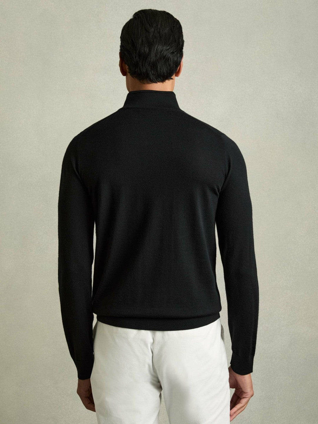 Merino Wool Half-Zip Jumper  | Men
