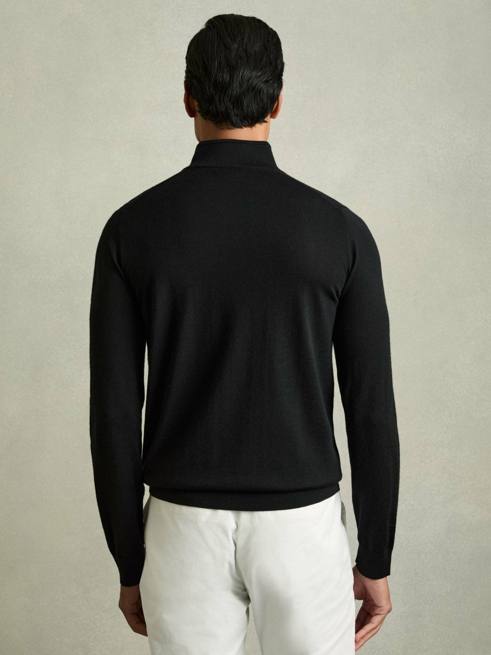 Merino Wool Half-Zip Jumper  | Men