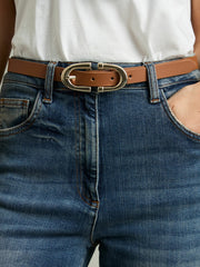 Horseshoe Belt Tan | Women