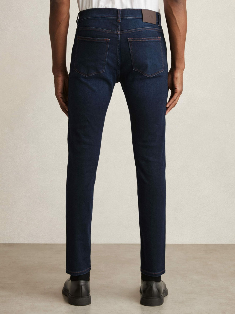 Skinny-Fit Jeans Washed Dark Indigo | Men
