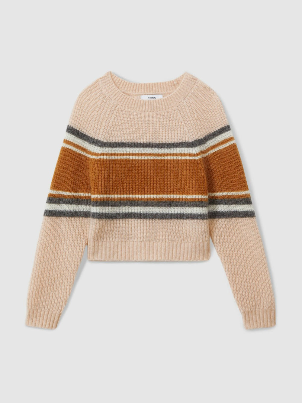 Colourblock Striped Jumper Pink | Children & Baby