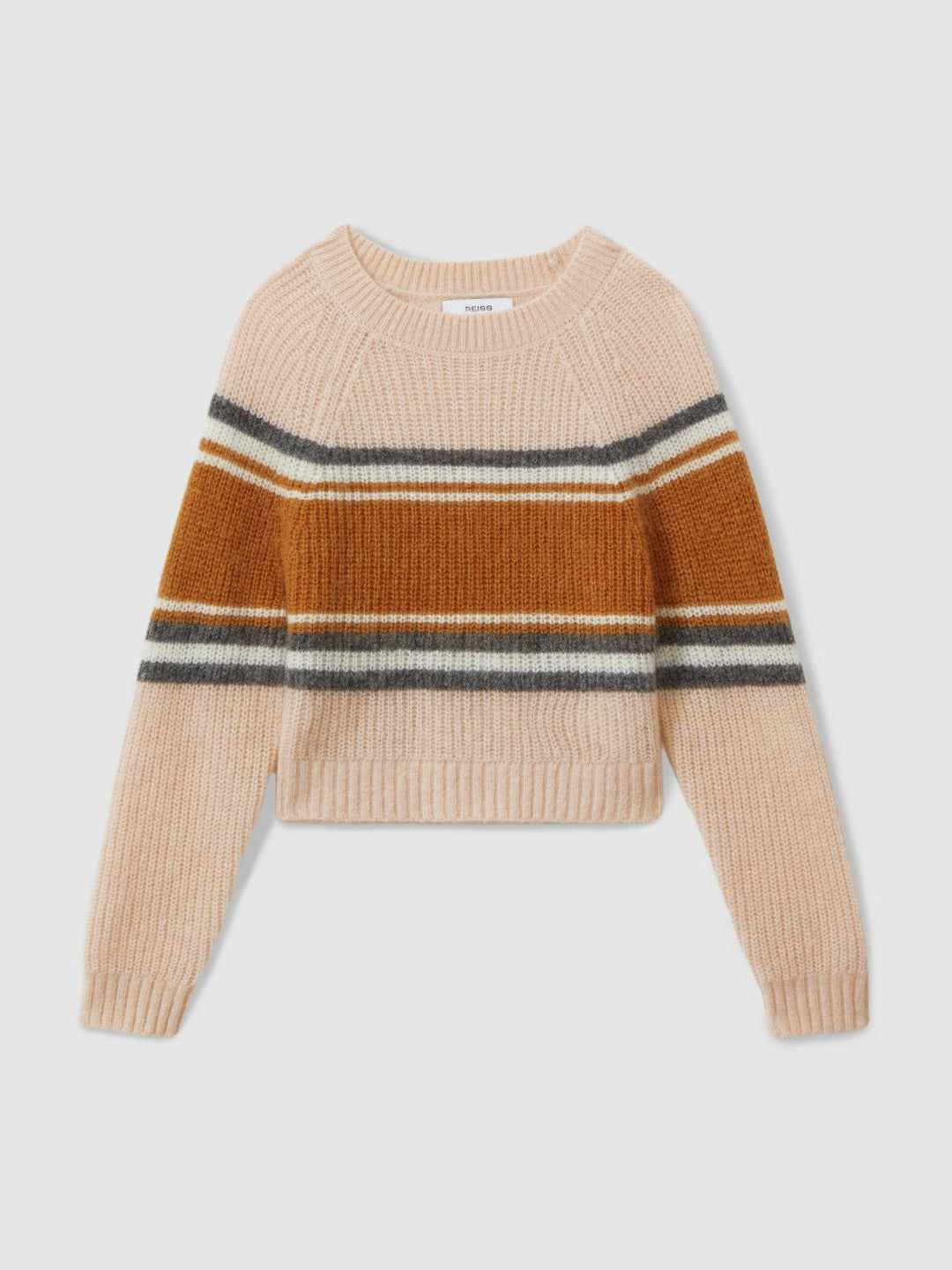 Colourblock Striped Jumper Pink | Children & Baby