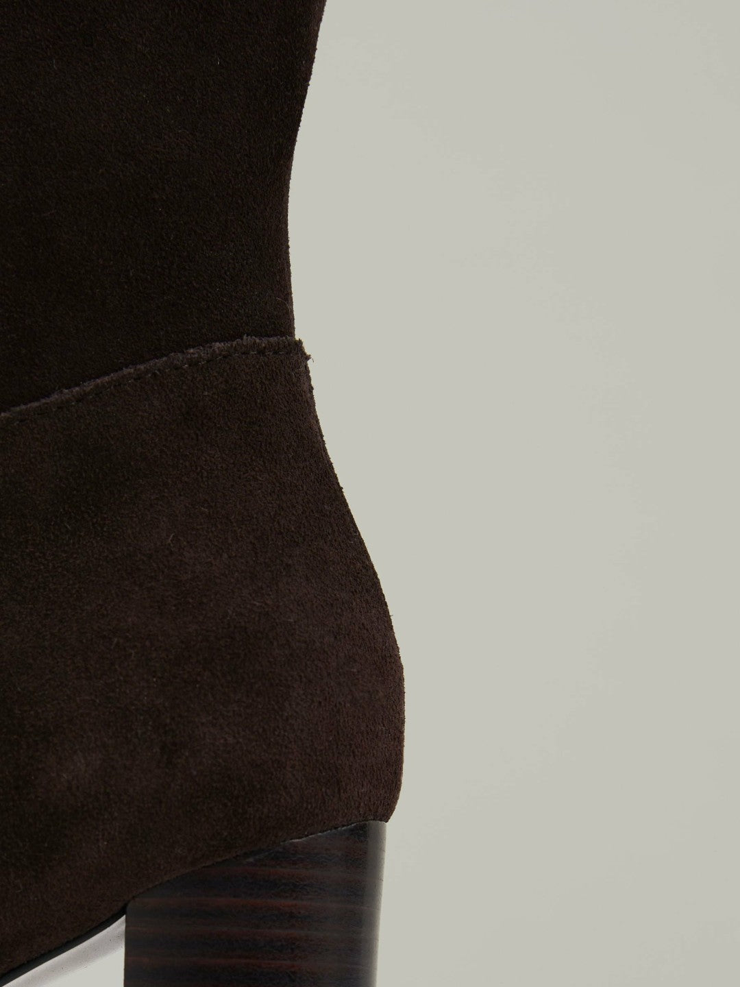 Block Heel Knee High Boots Chocolate | Women