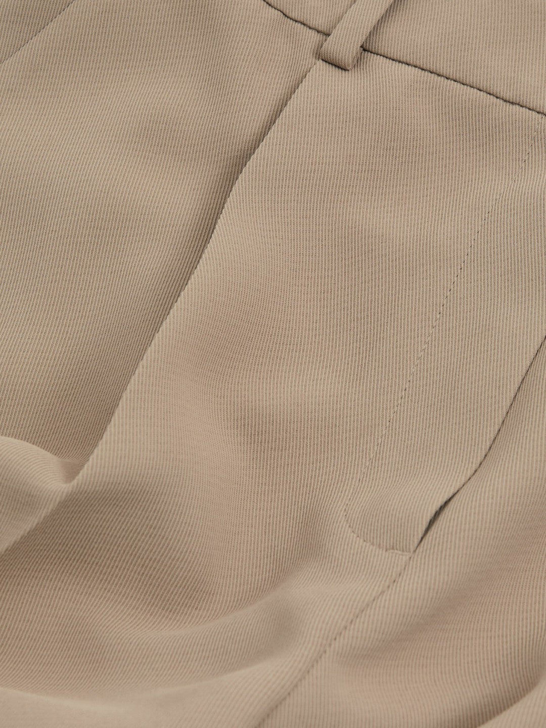 Half-Elasticated Wide Leg Trousers Mink Neutral | Women