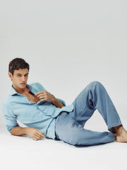 Loose-Fit Jeans Light Blue Wash | Men