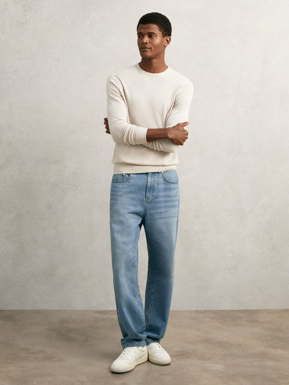 Loose-Fit Jeans Light Blue Wash | Men