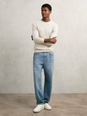 Loose-Fit Jeans Light Blue Wash | Men