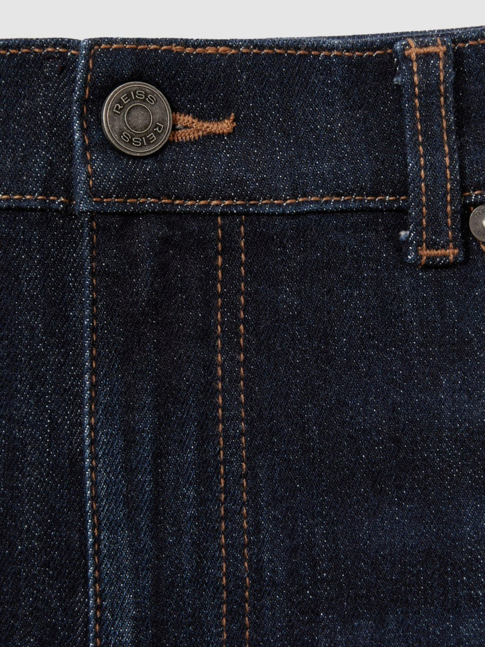 Cotton-Stretch Slim-Fit Jeans Indigo Blue Wash | Men