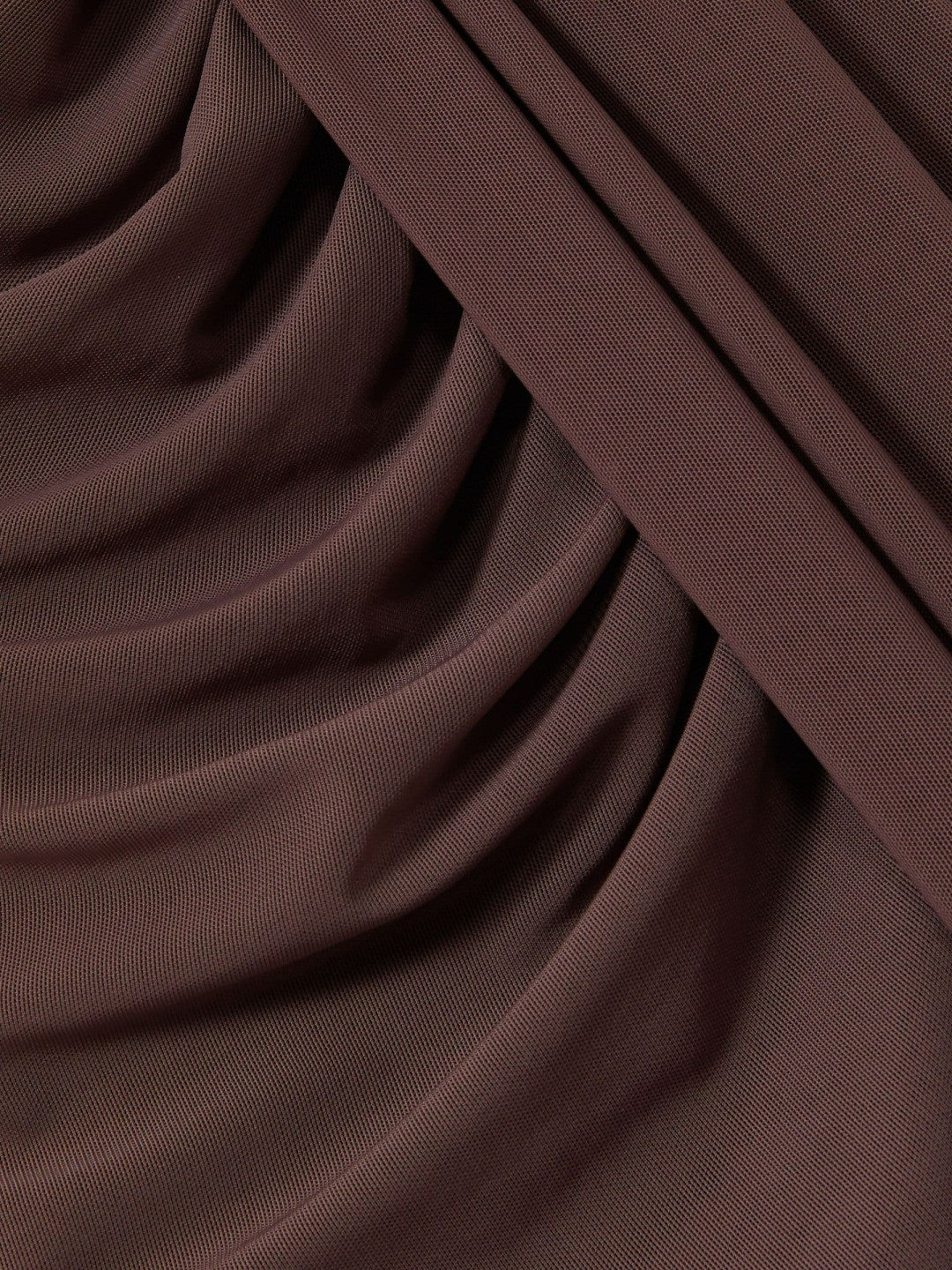 Sheer Ruched Maxi Dress Taupe | Women