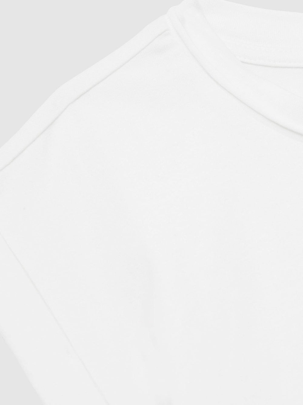 4-9 yrs Cotton-Jersey Cropped T-Shirt White | Children & Baby
