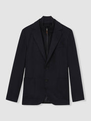 Single-Breasted Blazer With Gilet Insert Regular-Fit Navy | Men