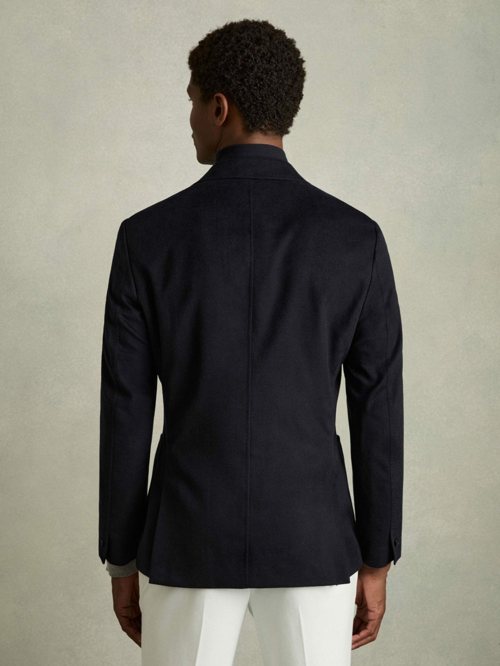 Single-Breasted Blazer With Gilet Insert Regular-Fit Navy | Men